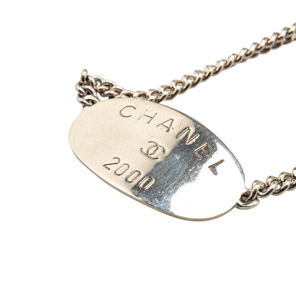 CHANEL Silver Necklace